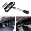 Car Anti Theft Lock Retractable Foot Pedal Clutch Lock Heavy Duty Brake Pedal Lock with 3 Keys for Car Truck SUV Van