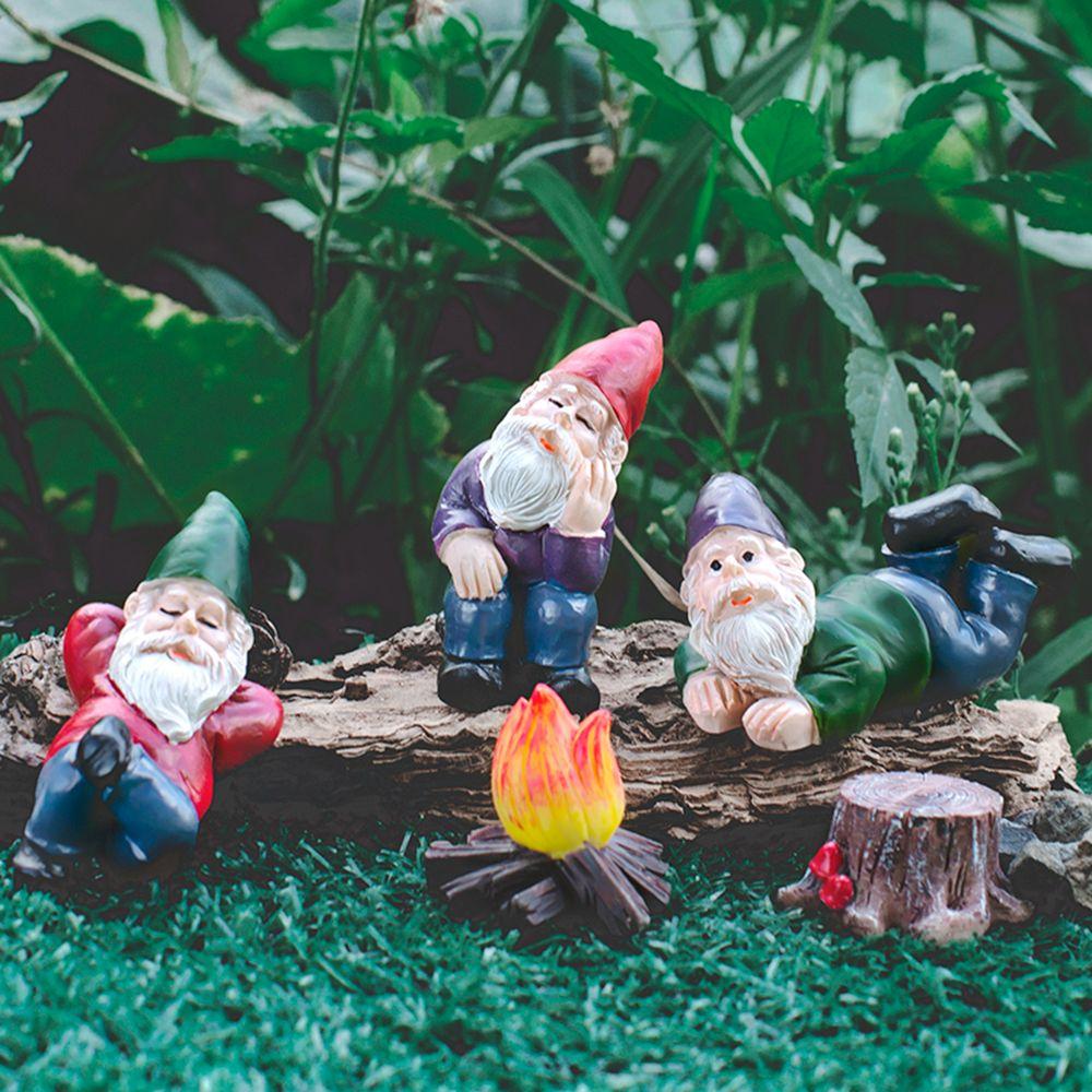 Забавный йога-эльф, украшение рабочего стола, фигурки гномов, сказочный сад, миниатюрные гномы, микропейзаж