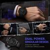 Men's Watch SKMEI Leather Strap 50M Waterproof LED Backlight 1652