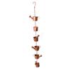 Kettle Rain Chain Elegant Stable Metal Hanging Kettle Rain Chain for Garden Artwork Decoration