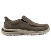 Skechers Повседневные дышащие низкие кеды из канваса для образа жизни Мужские кроссовки Коричневые 205490-BRN