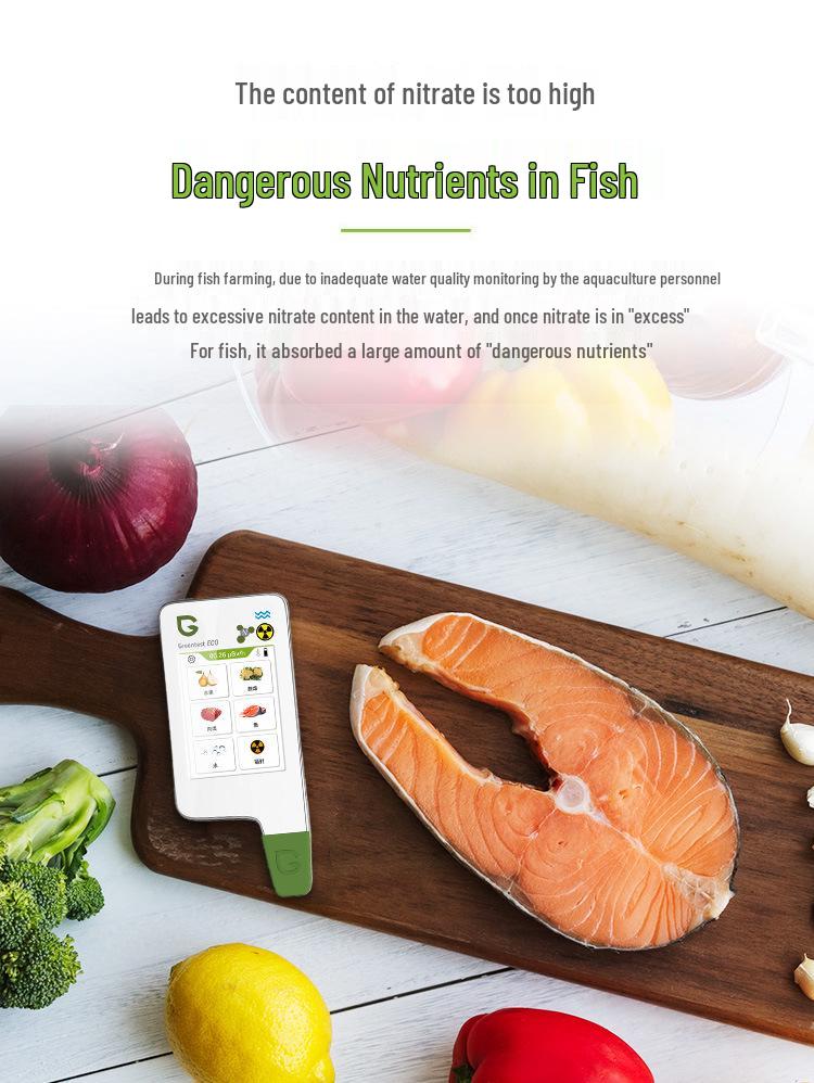 ECO6 Green Tester: Nitrate & Radiation Detector for Food, Water, & Environment