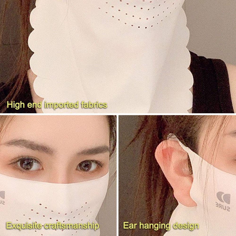 Dustproof Sun Protection Mask UPF50+ Sunshade Face Mask Fashion Anti-UV Neck Scarf Outdoor