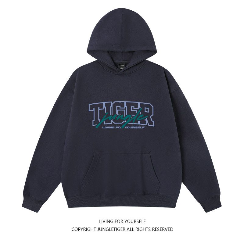 Jungle Tiger American Brushed 420G Hooded Sweatshirt