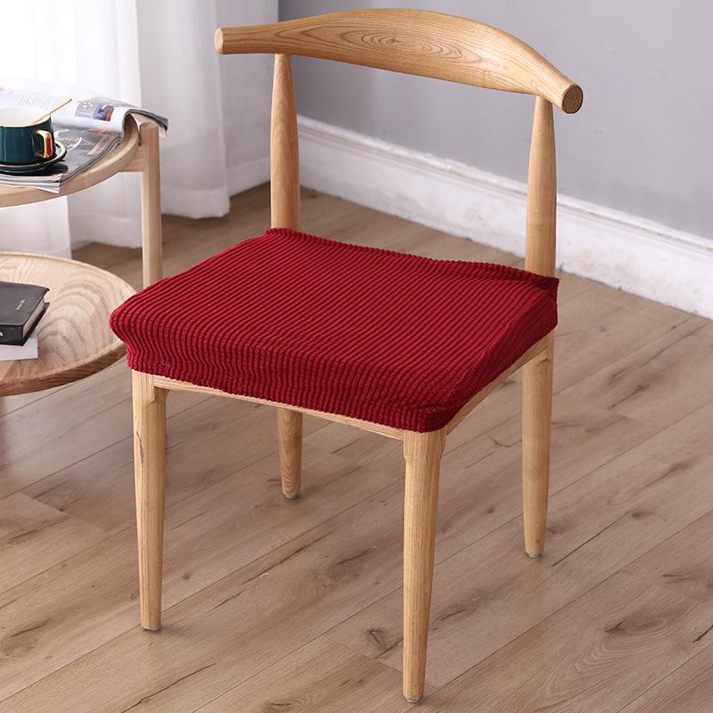 Чехол для обеденного стола и стула, универсальный эластичный современный простой чехол для сиденья без спинки, чехол для подушки для офиса
