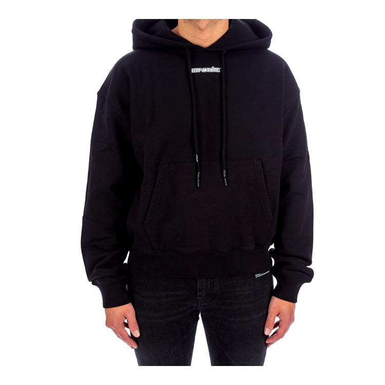 Off-White Худи с принтом OMBB037E20FLE0021045