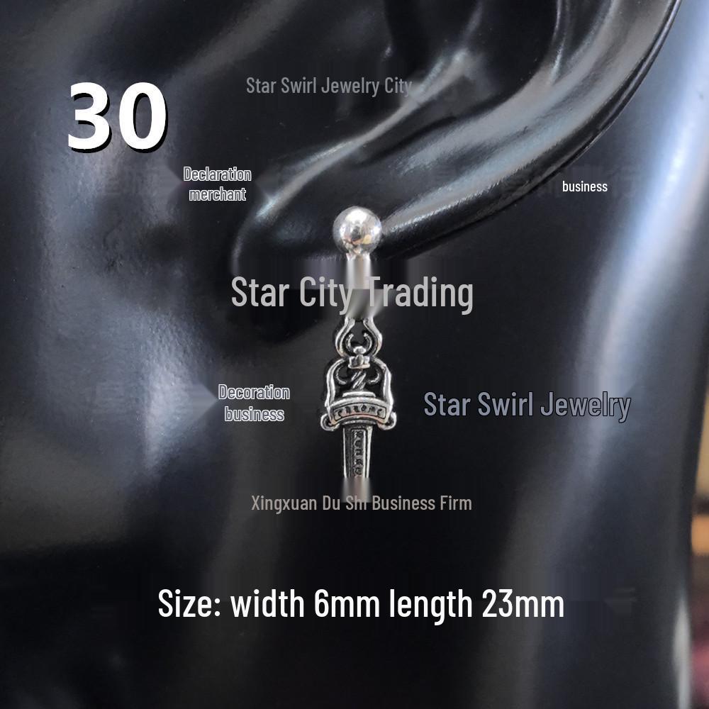 Новые висячие серьги G-Dragon с цветными бриллиантами для мужчин и женщин, белая медь, тайское серебро, серебряная игла s925