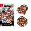 Furyu Beyblade X Evo Битва - Свитч с CX-00 Лев Клык T4-60A Красная Версия. Включено