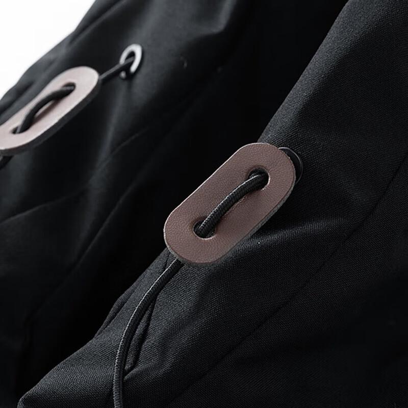 JEEP SPIRIT Men's Fall/Winter Hooded Fleece-Lined Waterproof Outdoor Jacket