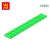 Нетоксичный 25 шт./лот 91988 Пластина 2x14 Строительные блоки Moc Цветные Аксессуары Совместимые с Brick DIY Строительные Игрушки