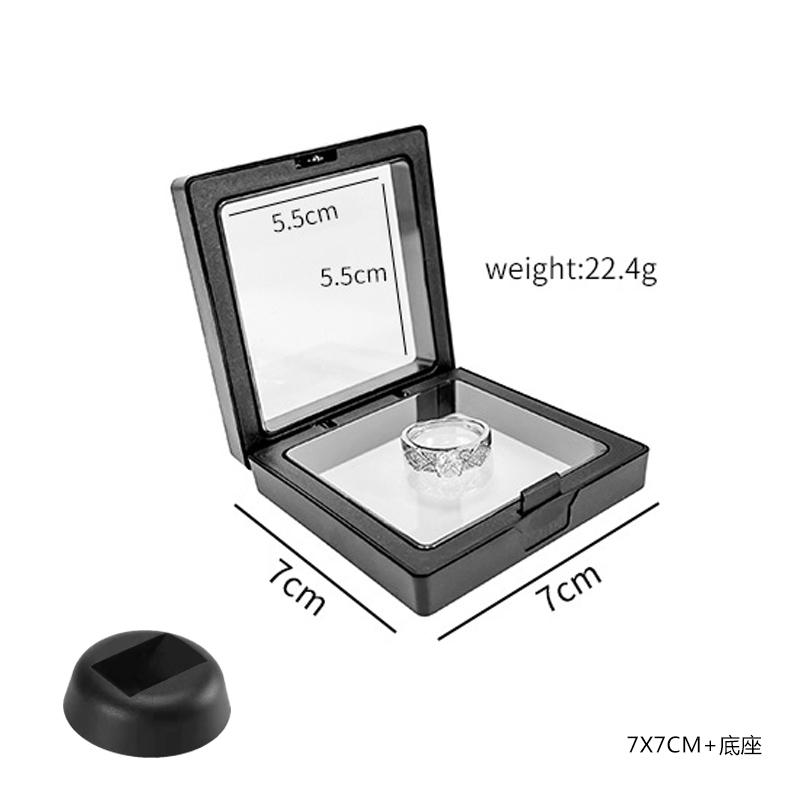 Подставка для ювелирных изделий, колец, сережек, коробка, полиэтиленовая пленка, держатель для кулонов, монет, значков, медалей, футляр для презентаций с россыпью бриллиантов и драгоценных камней