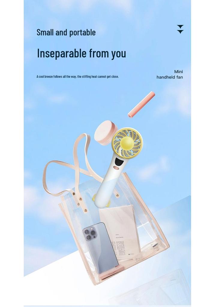 Портативный мини-вентилятор с USB-зарядкой для стола и улицы