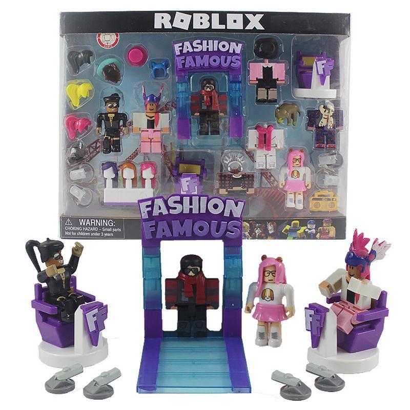 Яркий набор аксессуаров для игрового персонажа Roblox для детей с 8 детализированными фигурками