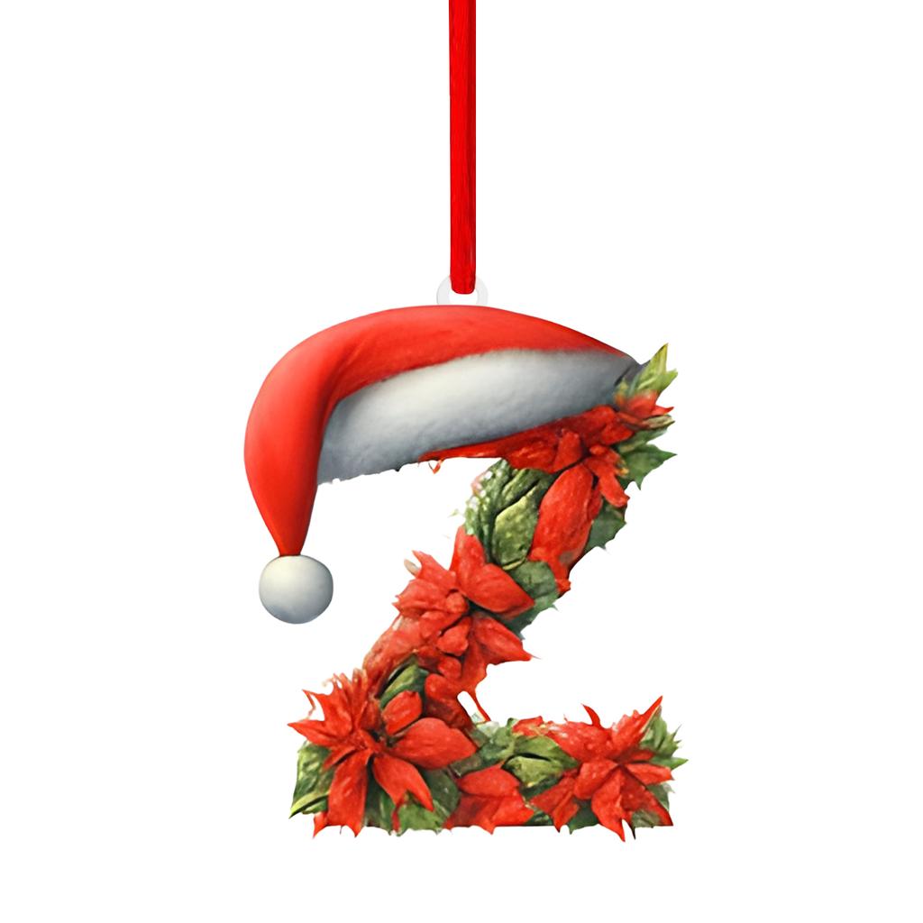 26 Letter,Christmas,Ornaments,Acrylic,1