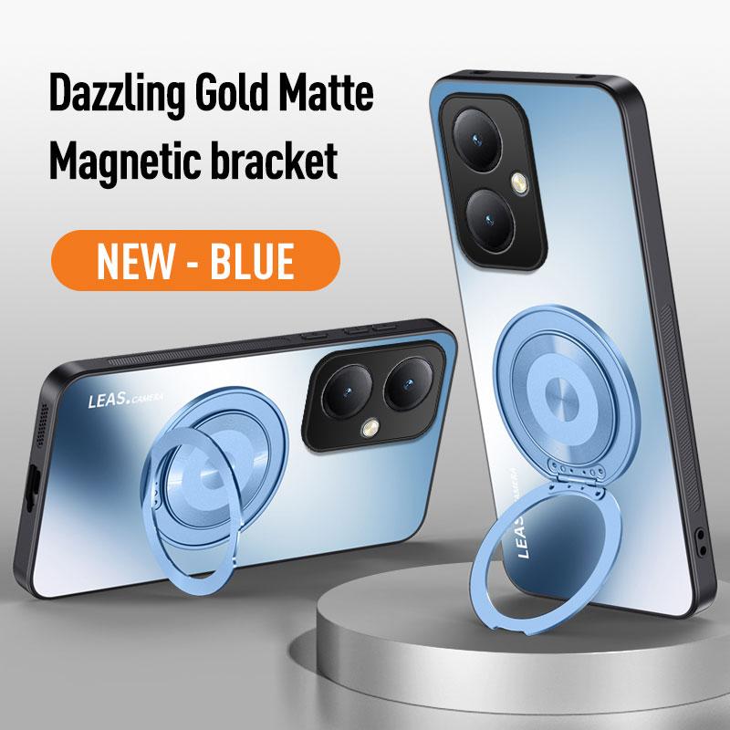 For Honor 400 200 100 90 70 50 Pro X9A X9B X9C X8B Magic 7 Lite Magnetic Ring Stand Back Phone Case Ring Lens Protective Cover