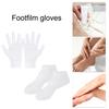 Увлажняющие перчатки, комплект носков, сухая потрескавшаяся кожа, лечение мозолей, силиконовые гелевые спа-перчатки для смягчения рук и ног