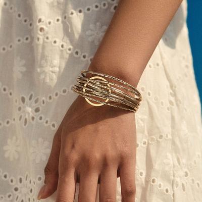 Металлический кожаный браслетS Тонкий ПУ ремешок Многослойные браслеты Модный браслет на магнитной застежке Подарок