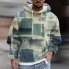 Fashion Print Loose Men's And Women's Long Sleeve Hooded Sweater