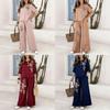 Vintage Plant Embroidery Cotton Linen Casual Pants Set For Women Summer Streetwear
