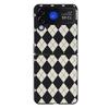 Применимо к чехлу для мобильного телефона Huawei P50 Pocket, ромбовидный кожаный узор, складной чехол из поликарбоната для zflip3/4/5, защитный чехол, Япония и Южная Корея
