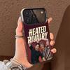 Обои «Накал страстей» Чехол для телефона для iPhone 17 16 15 14 13 12 11 Pro Max Plus Серебристый Матовый Черный Чехол