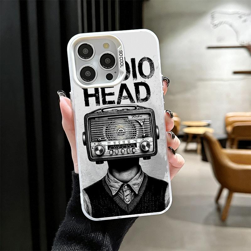 R-Radiohead Bnad Мягкий чехол для телефона для iPhone 15 16 17 Pro Max 17Air 16E 14 Plus 13 12 Mini Ударопрочный чехол Задняя крышка