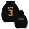 2025 VINEY 76 Мужской свитшот с капюшоном Iverson IVERSON 3 для осени, молодежный трендовый бренд, свободный крой с приспущенным плечом, пальто с длинным рукавом