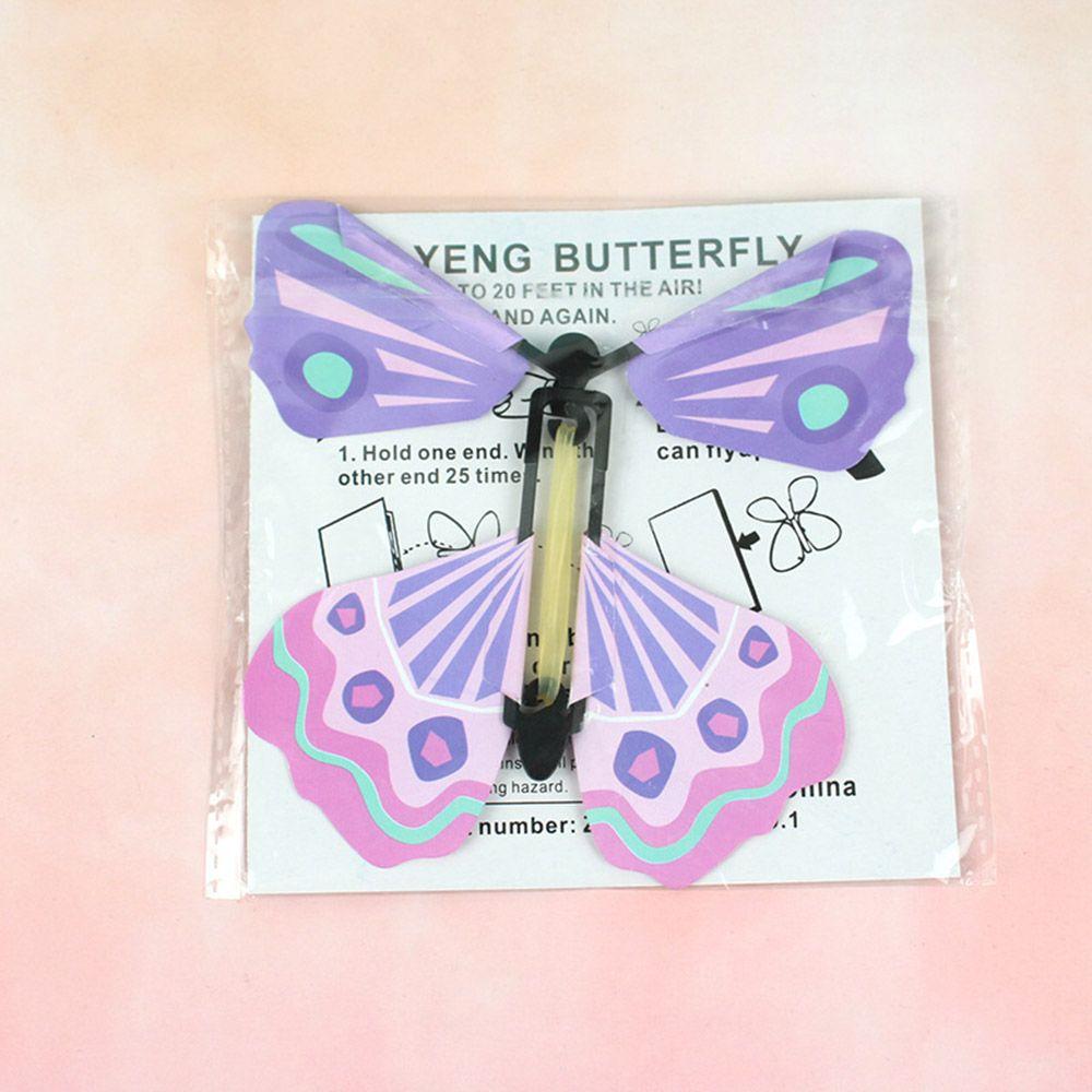 Colorful Fairy Powered Flying Butterfly Flying in the Book Magic Tricks Card Magic Toy