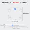 PCVHD1 New Car Door Bowl Handle Protector Stickers Transparent Anti-scratch Film For VW Polo Jetta Passat Golf Tiguan Touran Beetle