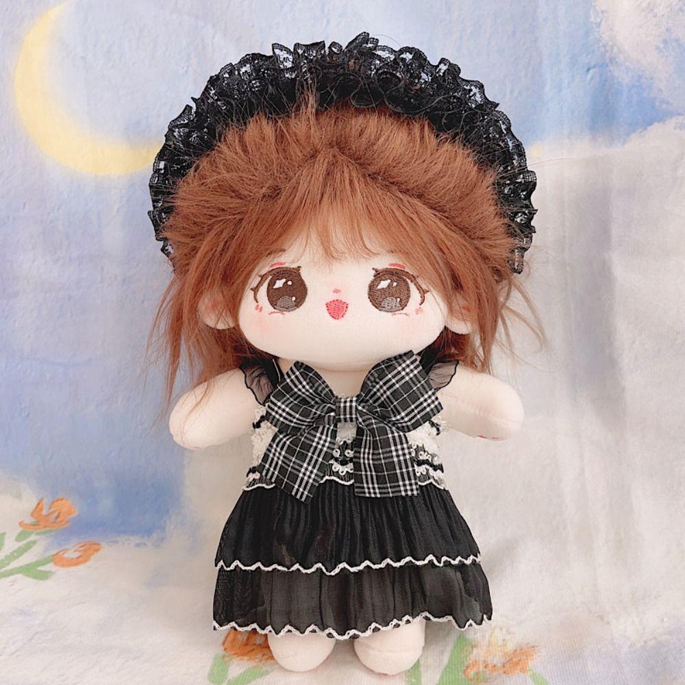 Cute Doll Lovely Clothes Accessories Plush Dolls Clothes  For 20cm Cotton Doll