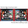 Christmas Adhesive-Free Scene Setting Static Sticker Easy To Use Window Stickers Store Decor 10 Styles