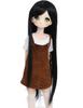 Linfairy Inch Size Doll BJD Long Wig 8-9 1/3 Wig, Figure, (Black)