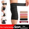 Самоклеящаяся спортивная компрессионная повязка для поддержки запястья, локтя, колена, голеностопа, талии и бедра
