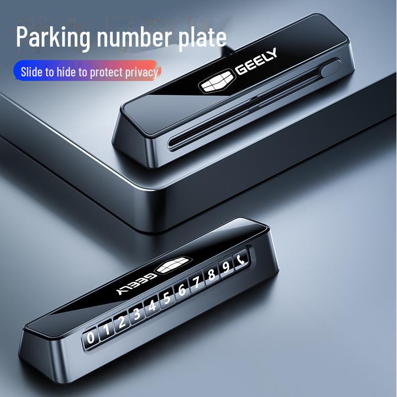 Временный держатель номерного знака Geely для моделей Xingyue L, Binyue, Boyue L, Dihao и Xingrui