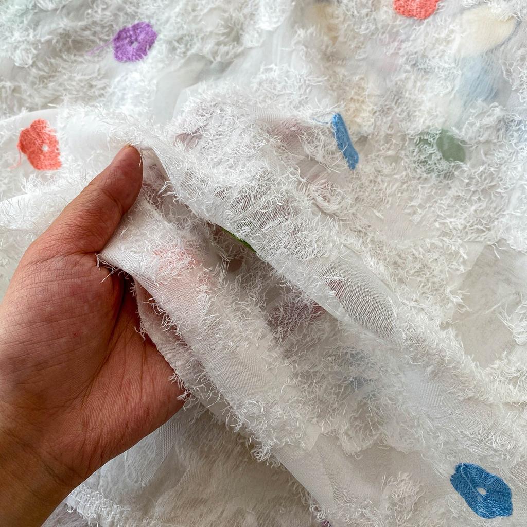 Премиальная рубашка с лацканами и рукавами-фонариками, украшенная бриллиантовыми пайетками в виде цветов, женская летняя милая, омолаживающая, свободная, с бахромой