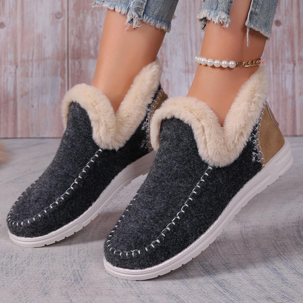 New Winter Warm Snow Boots Ladies Platform Shoes for Women Ankle Boots Luxury Designer Classic Women Fur Boot
