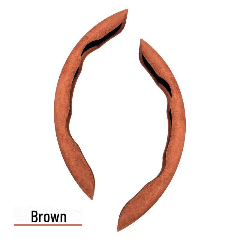 Ультратонкий замшевый чехол на руль для мужчин и женщин - впитывающий, нескользящий, всесезонный универсальный чехол на ручку