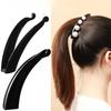 The Hairpin Is Elegant The Sweet Twist Clip At The Back of The Head The Moon-shaped Banana Clip and The Half-tied Ponytail Clip