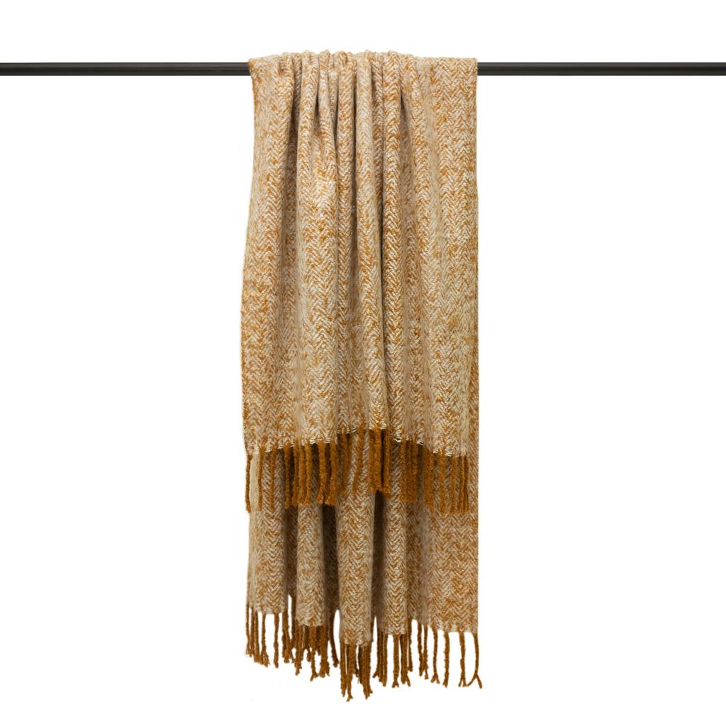 Furn Weaver Throw with Herringbone Design