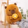 Persimmon Coin Gold Duck Capybara Plush Toy Animal Stuffed Decorations Doll