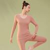 Men Women Thermal Underwear Set Acetate Silk Blend 330g Fleece Lined Warm Base Layer