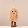 Peanut Plush Pendant 17cm Cute Interactive Toy Pocket Size Plush Keychain Living Room Decoration Birthday Gift for Girls Boys