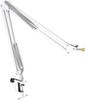 FIFINE Microphone Boom Microphone Load Capacity Tabletop Microphone Adjustable Game Work from For Condenser CS1W Arm, Arm, 1.5kg, Stand, Angle,