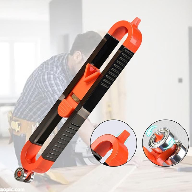 Шаблон Профиль Разметочная линейка Копирование контура Разметка для сварки Напольная плитка Разметка Строительный Деревообрабатывающий инструмент