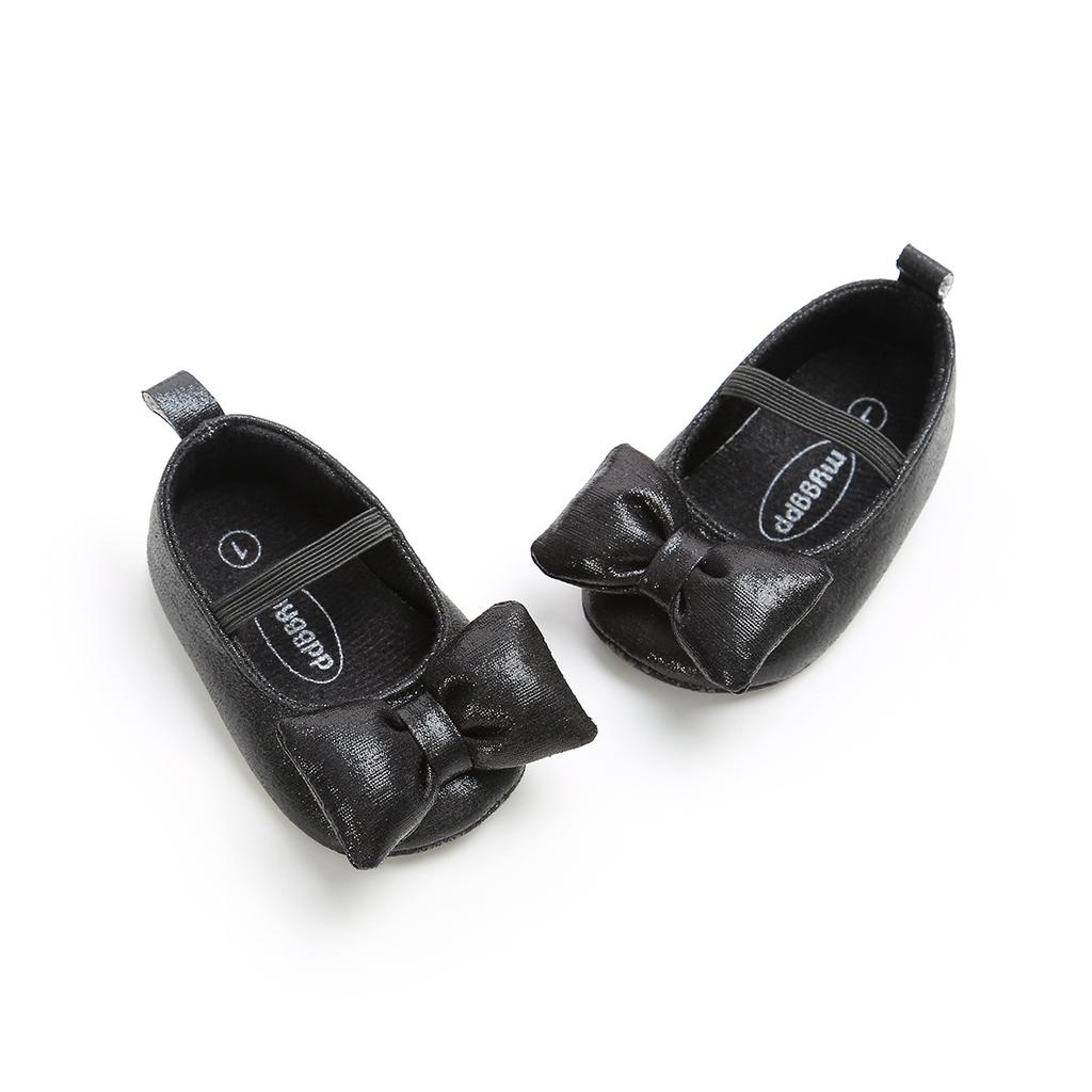 MYGGPP/От 0 до 1 года, детская обувь принцессы с большой бабочкой, обувь с мягкой подошвой, обувь из искусственной кожи, обувь для малышей с мягкой подошвой