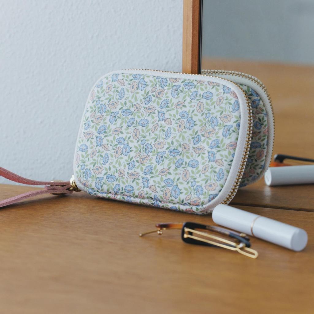 Hobonichi Drawer Pouch Sasha Kiora Liberty Cotton Interior Pocket Storage 90x130mm
