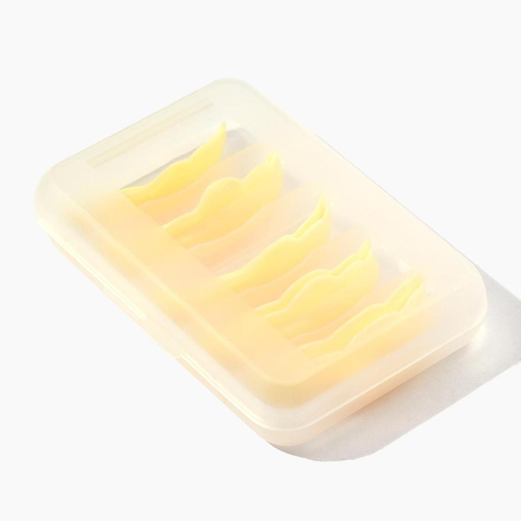 BLACKWINGS 5 пар силиконовых подушечек для завивки ресниц, цветные подушечки для завивки ресниц, с таблицей размеров, гипоаллергенные многоразовые аксессуары