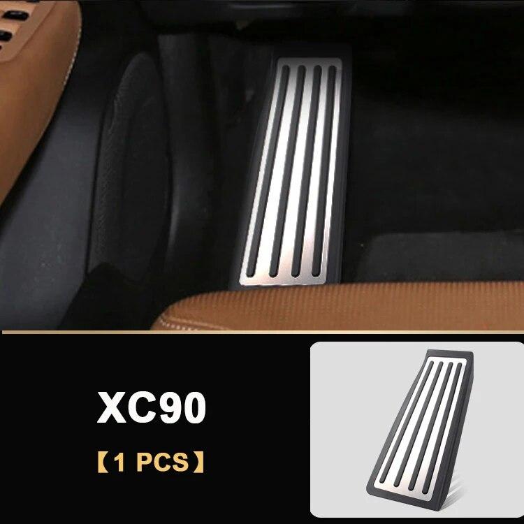 Для Volvo XC60 XC90 S90 V90 2018-нержавеющая сталь, автомобильный акселератор, педаль топлива, подставка для ног, подставка для ног, педали, аксессуары