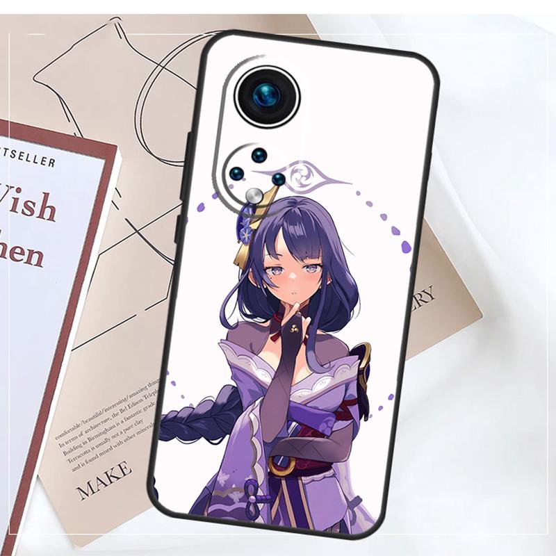 Чехол Genshin Impact Райдэн Сёгун для Honor X9a X7a X8a X6a X7 X8 X9 X9b X8b Чехол для Honor Magic 5 6 Pro 50 70 90 Lite