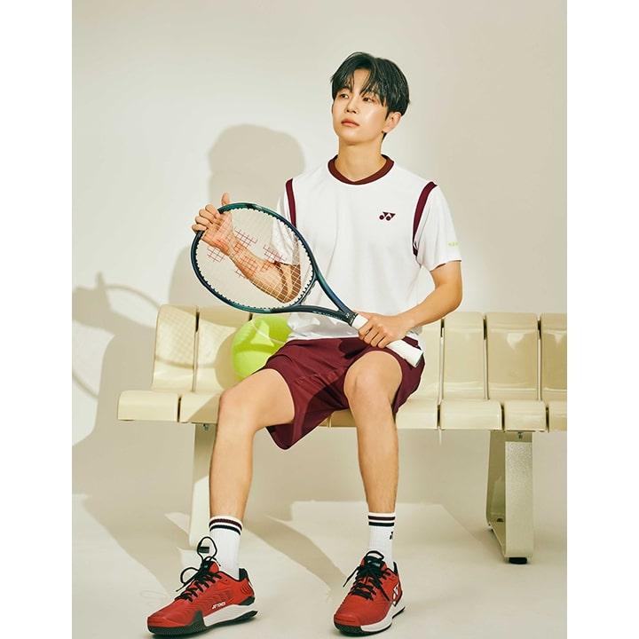 YONEX 235Sn003M Белые Мужские Длинные Носки для Тенниса